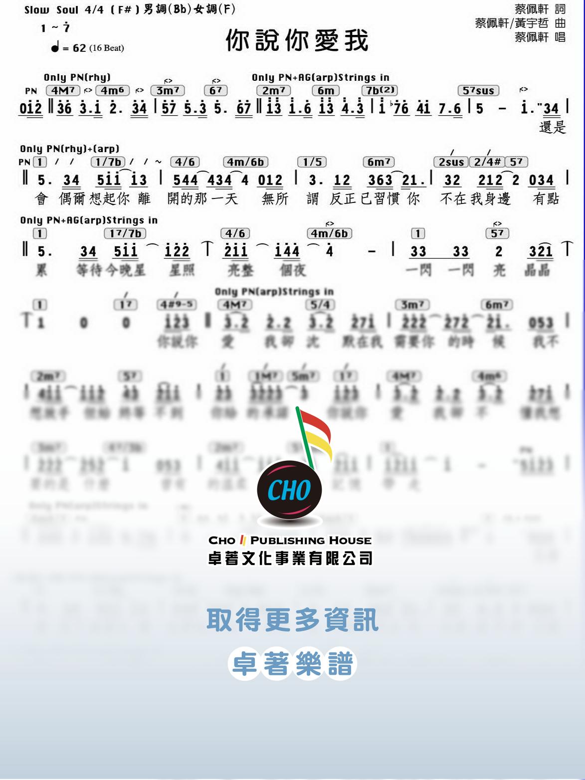 你說你愛我